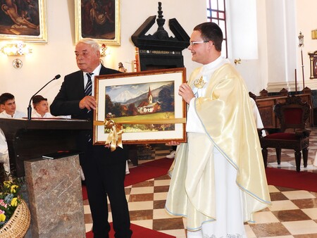 Čestitke in darilo župana Občine Cerklje Franca Čebulja_1